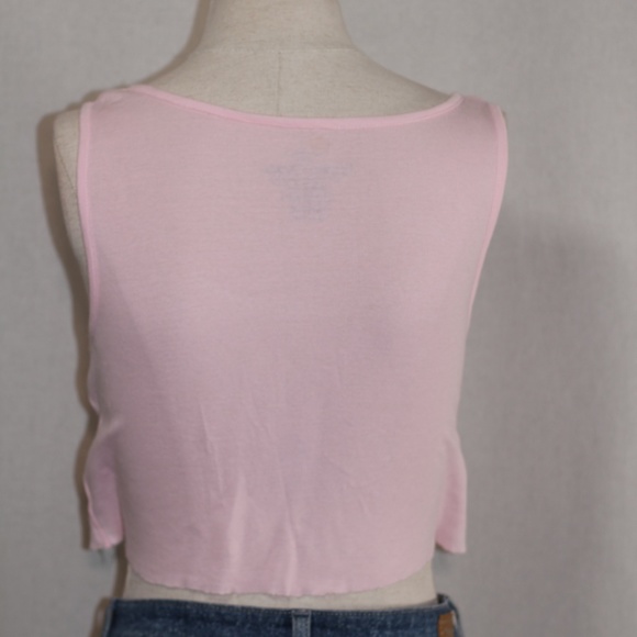 Faded Glory Cotton Crop Top - Picture 6 of 9